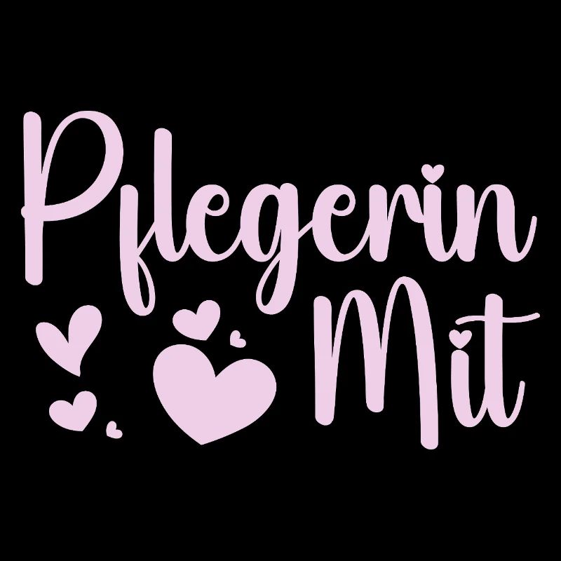 Pflegerin - Herz Symbol - Pflegefachfrau - DANKE