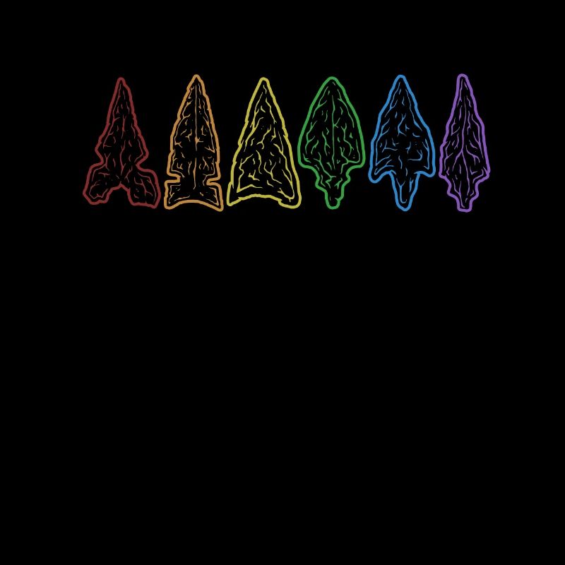 Arrowheads LGBT Rainbow Jagdspitzen Pfeilspitzen