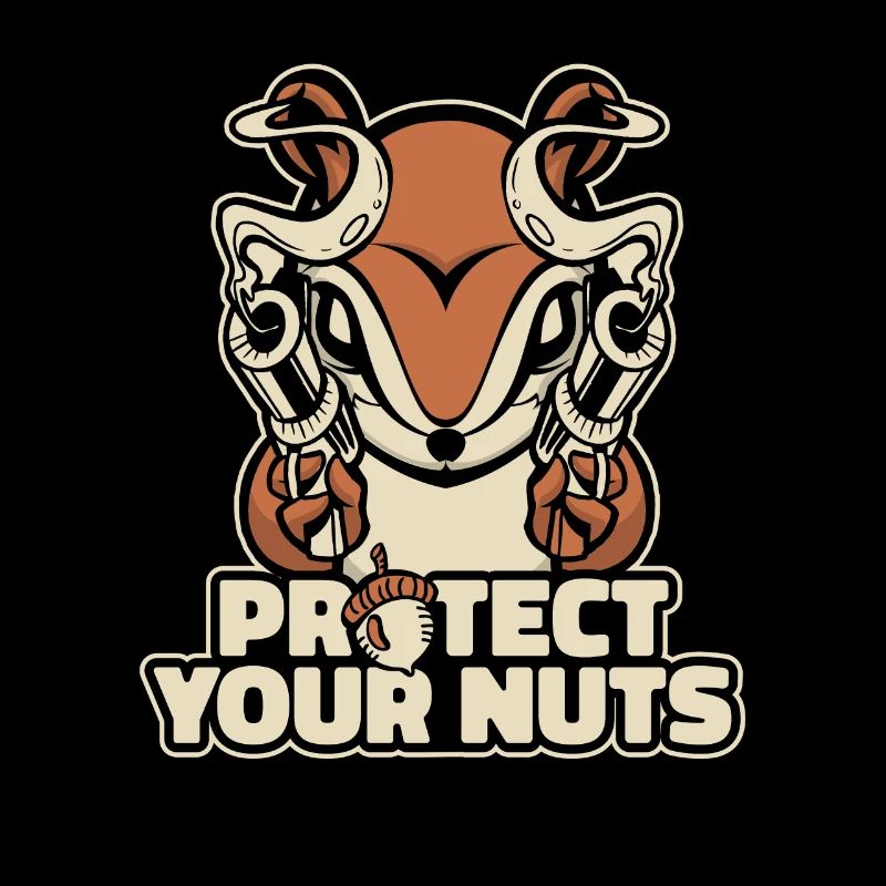 Protect Your Nuts Squirrel Fox Squirrel