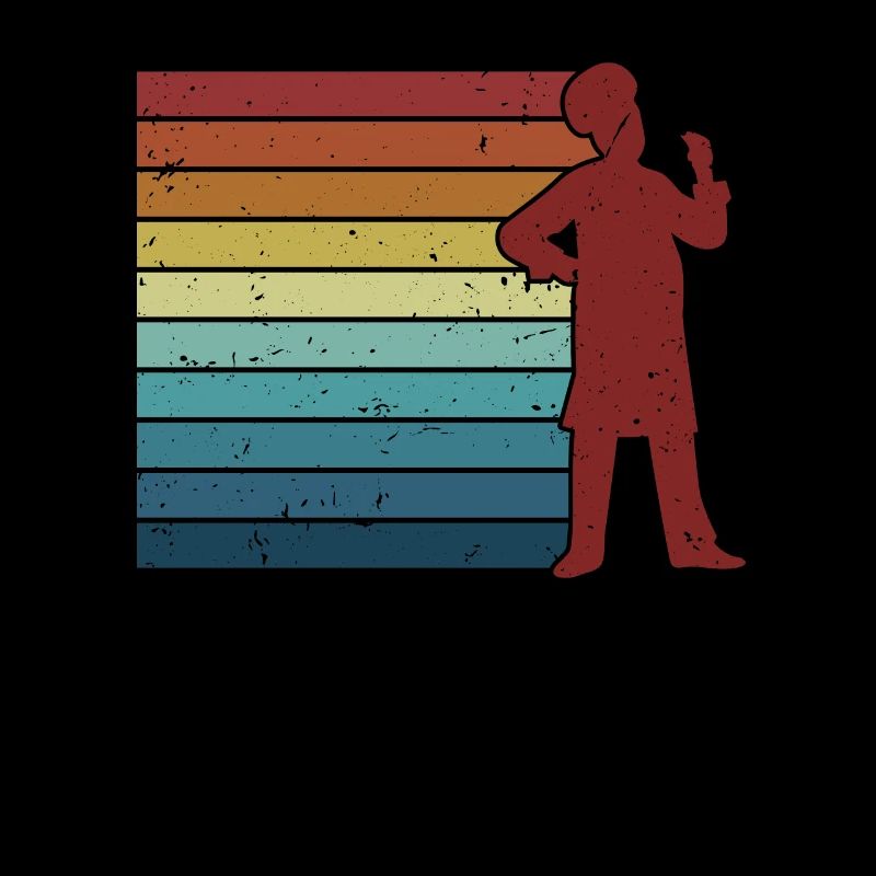 Retro bakery confectioner hobby baker master baker