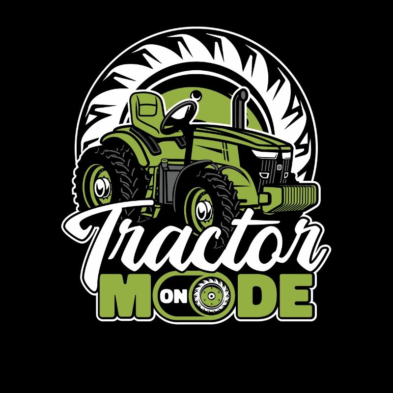 Tractor Mode On Agriculture Organic Farmer Farmer