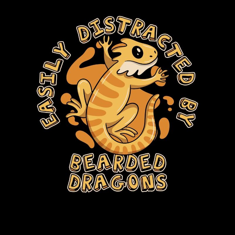 Easily Distracted By Bearded Dragons Pogona