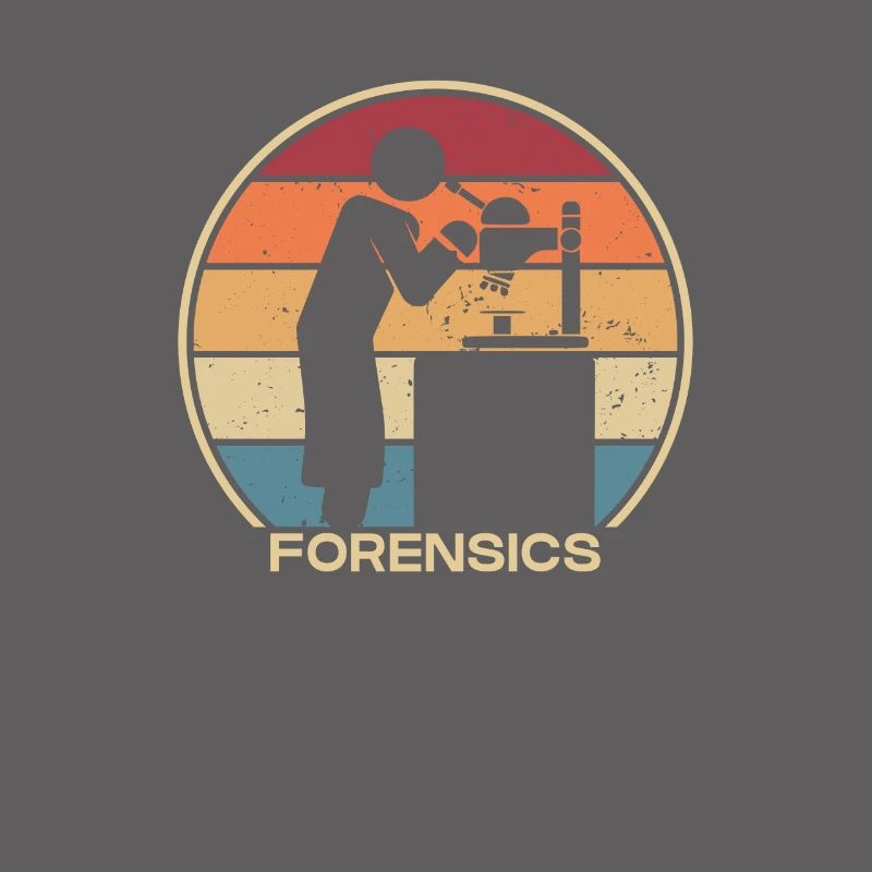 Retro Science Psychology DNA Profiler Forensic