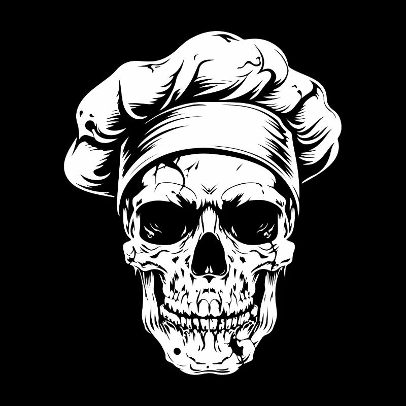 Koch Skull Chef