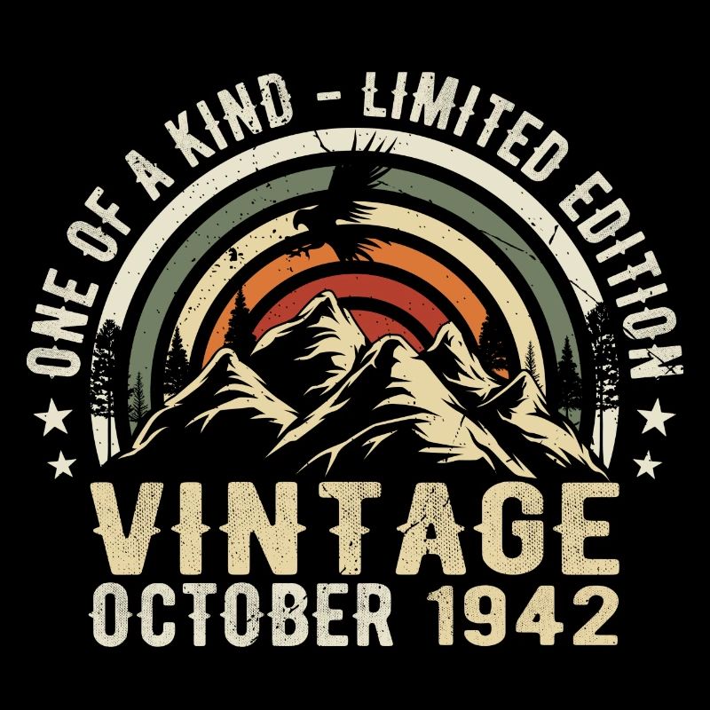 Anniversaire octobre 1942 - Born in October 1942