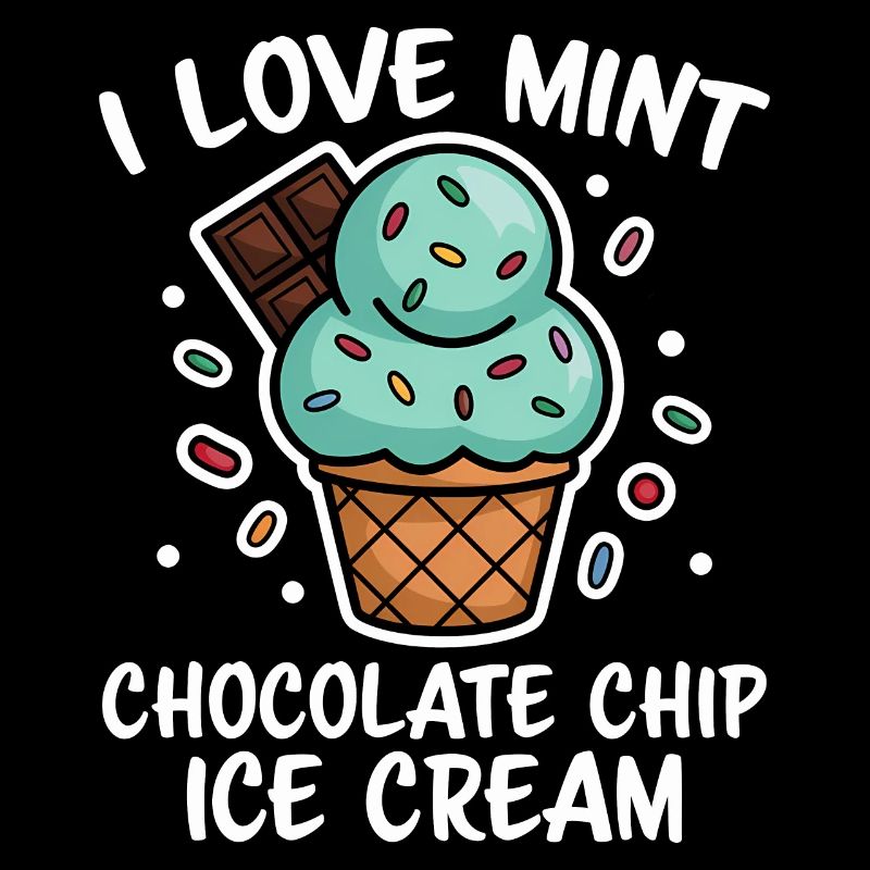 Schoko Minz Eis Spruch Lustiges Minz Eis Geschenk