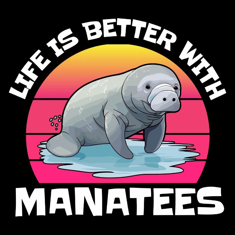 Life is better with manatees, aquatic animals