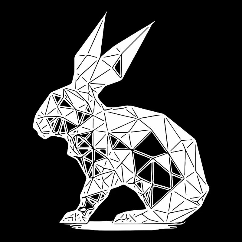 Géométrie Lapin Lignes Géométrie Lapin