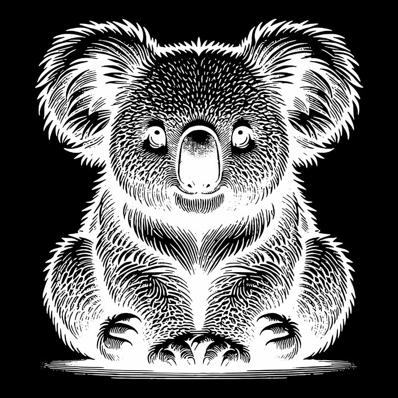 Mignon koala australien pour enfants