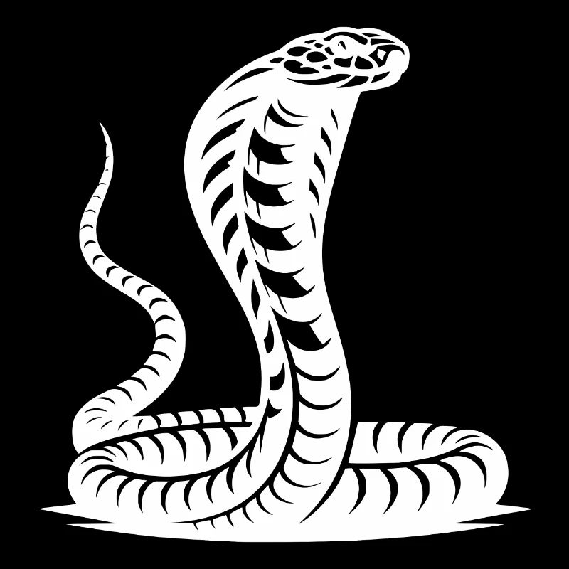 Snake Cobra Neck Shield Threatening Posture Design