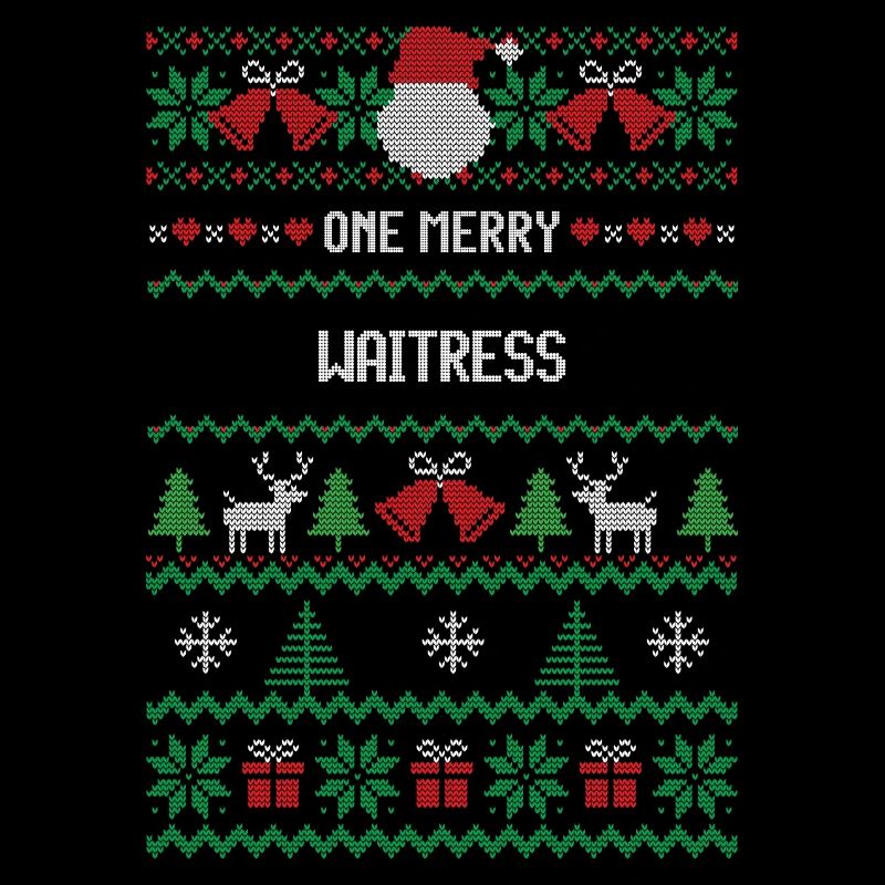 Une serveuse joyeuse