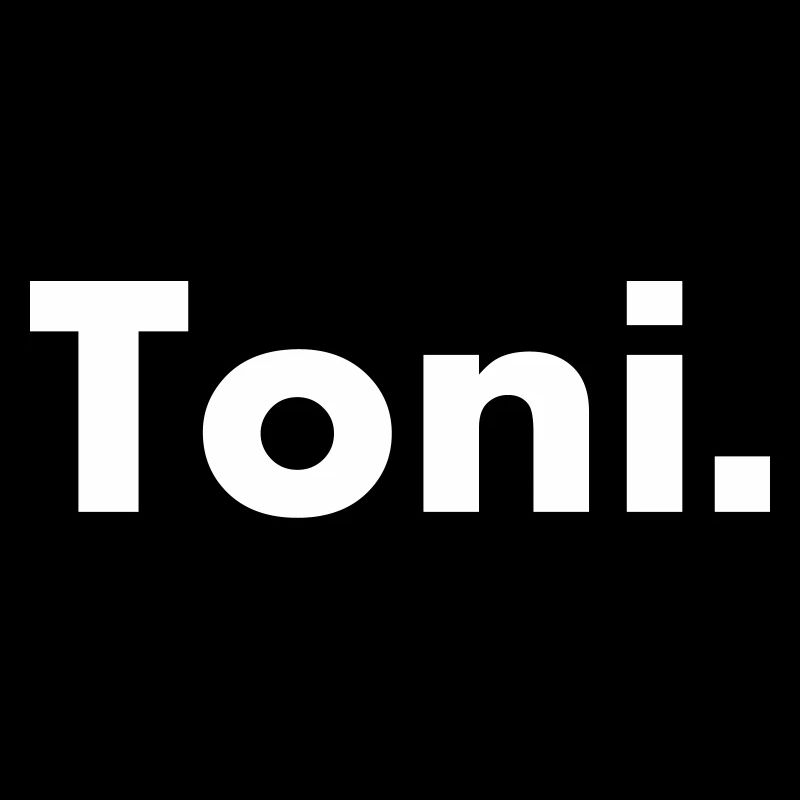 Toni - name - font