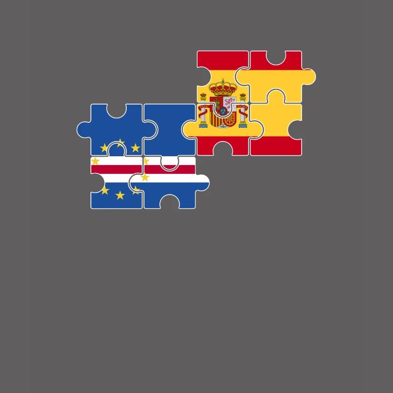 Cap-Vert Espagne Drapeau Espagne Cap-Vert