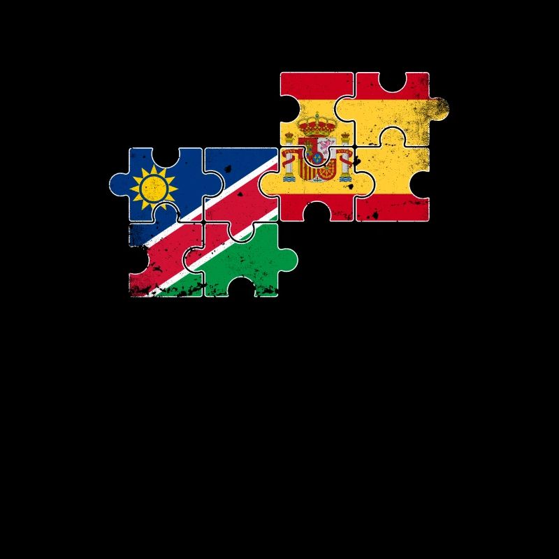 Namibia Spanien Vintage Flagge Spanisch Namibier