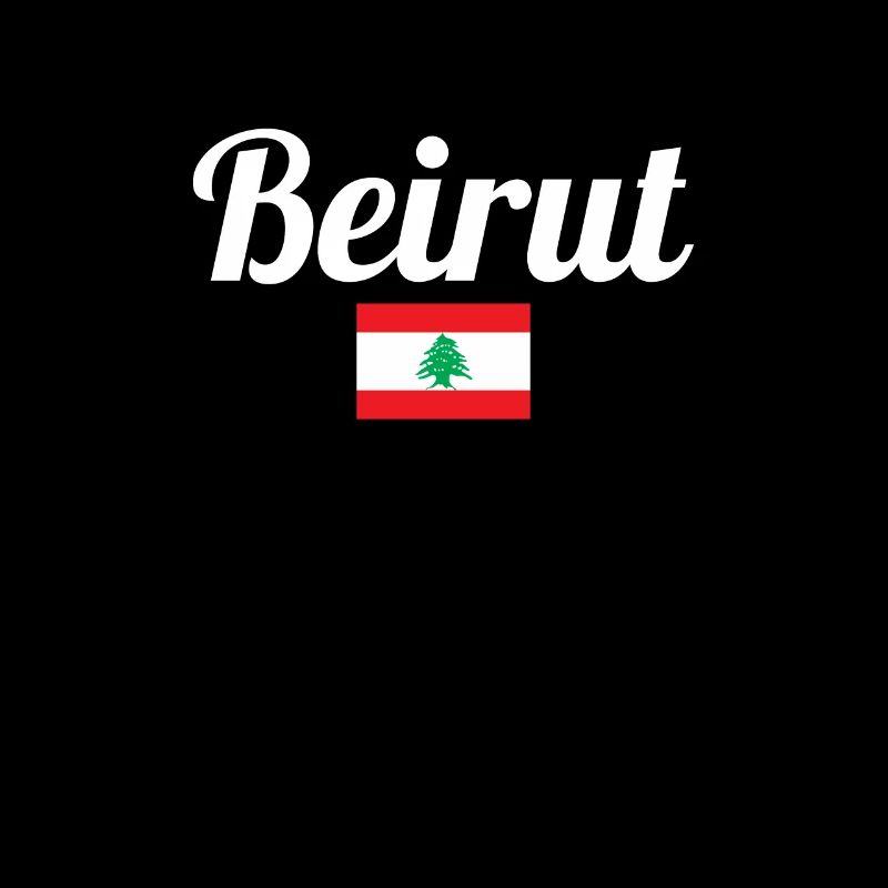 Beirut Libanon Libanesische Flagge Libanese