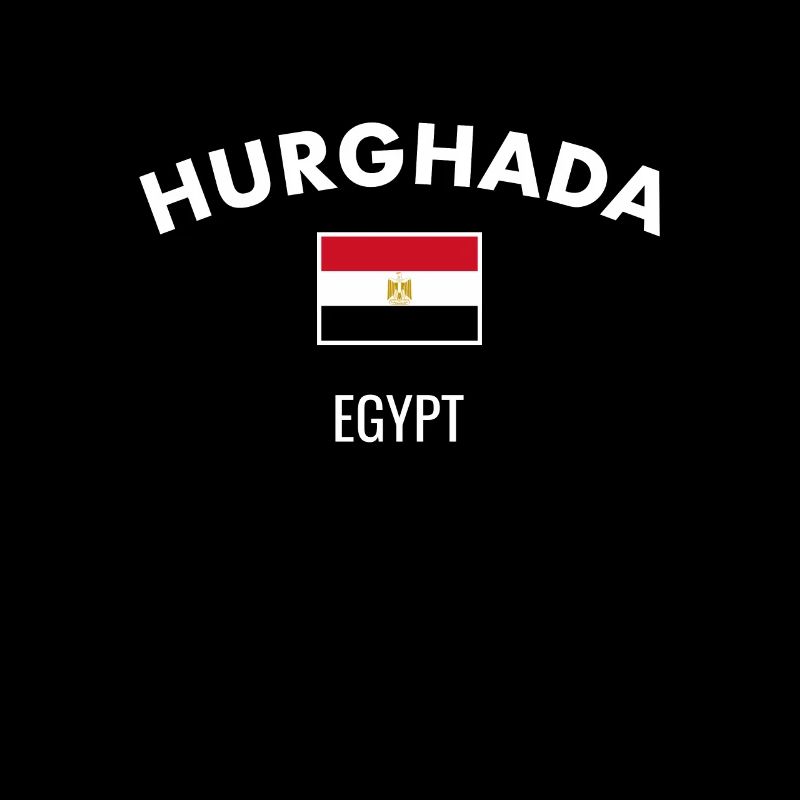 Hurghada, Égypte, Drapeau égyptien, Égyptien