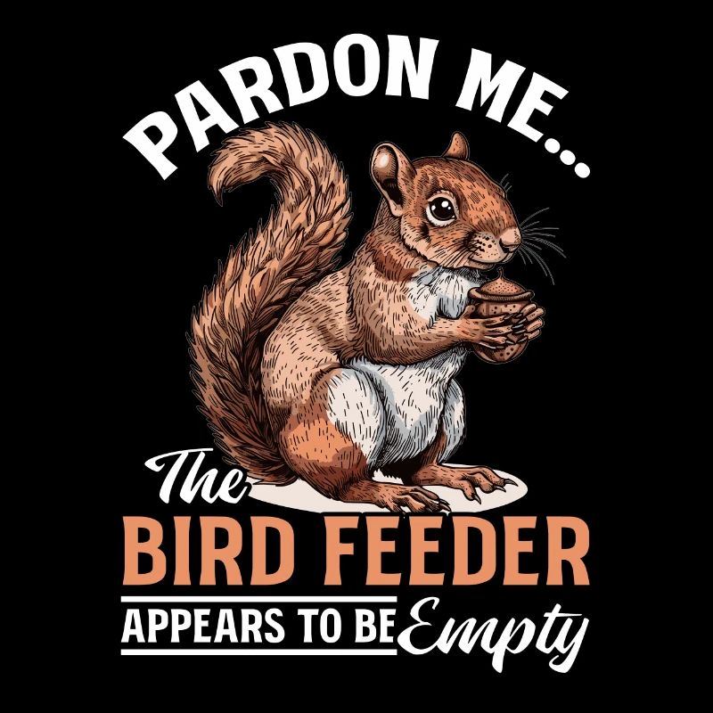 Funny Squirrel Animal Pardon Me