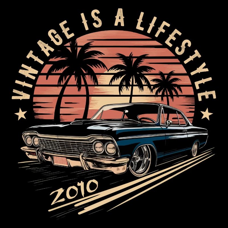 Vintage 2010 Retro Oldtimer Legendär seit 2010