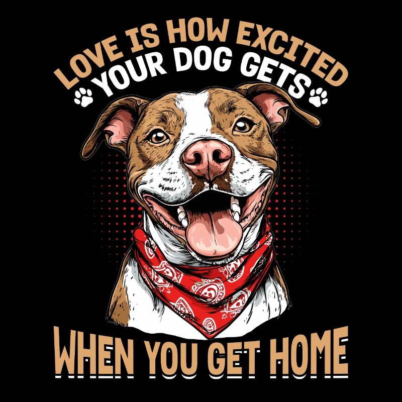 Propriétaire de chien Pitbull Terrier
