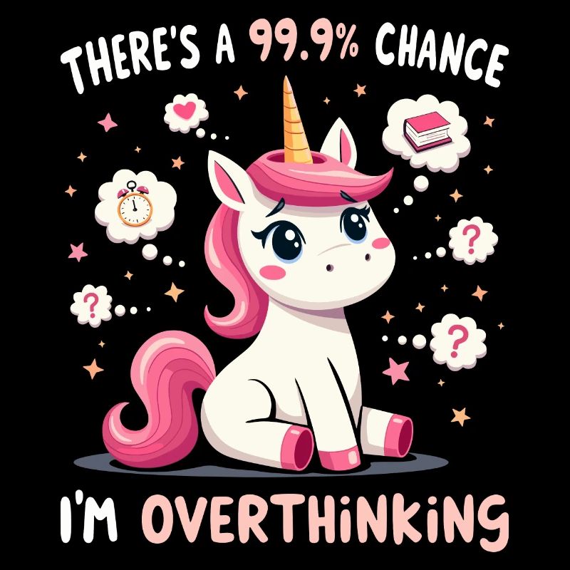 Unicorn Thinks Too Sarcastic Humor