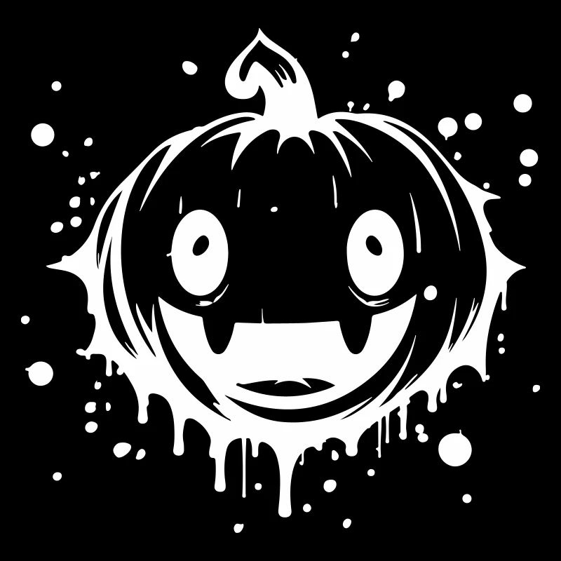 Grimace de citrouille Halloween effrayant