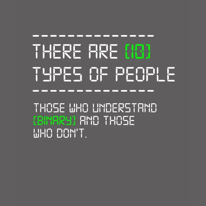 10 Arten von Menschen Programmierer Coder Entwickler Geschenk