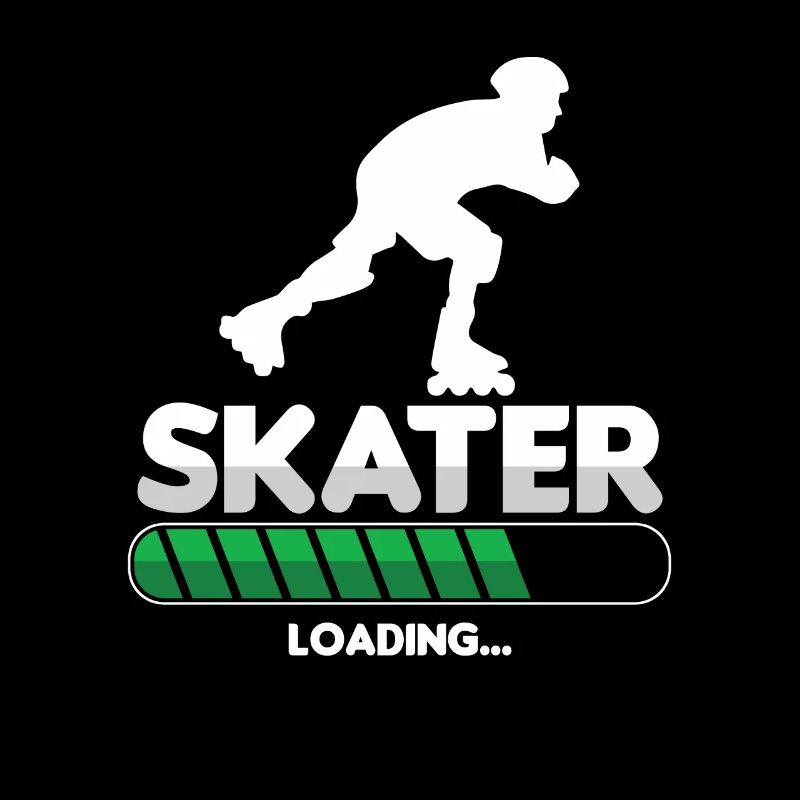 Skater Loading Inline Skating Rollerblading Gift