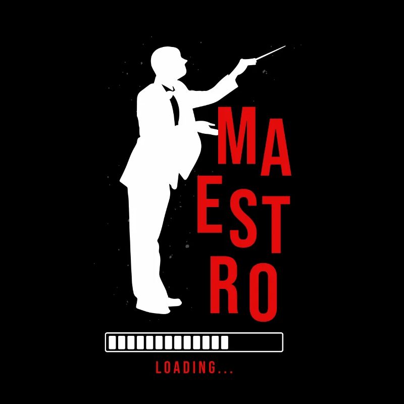 Maestro Laden Dirigent Orchester Musik Geschenk