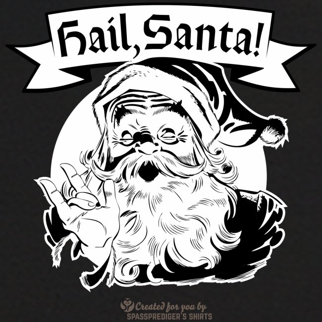 Hail Santa Heavy Metal Weihnachtsmann