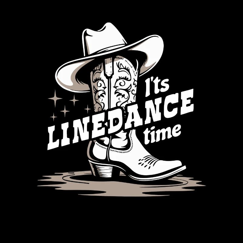 It's Linedance Time - Country Fan - Geschenk