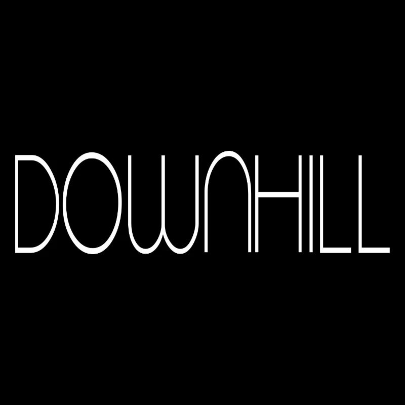 downhill