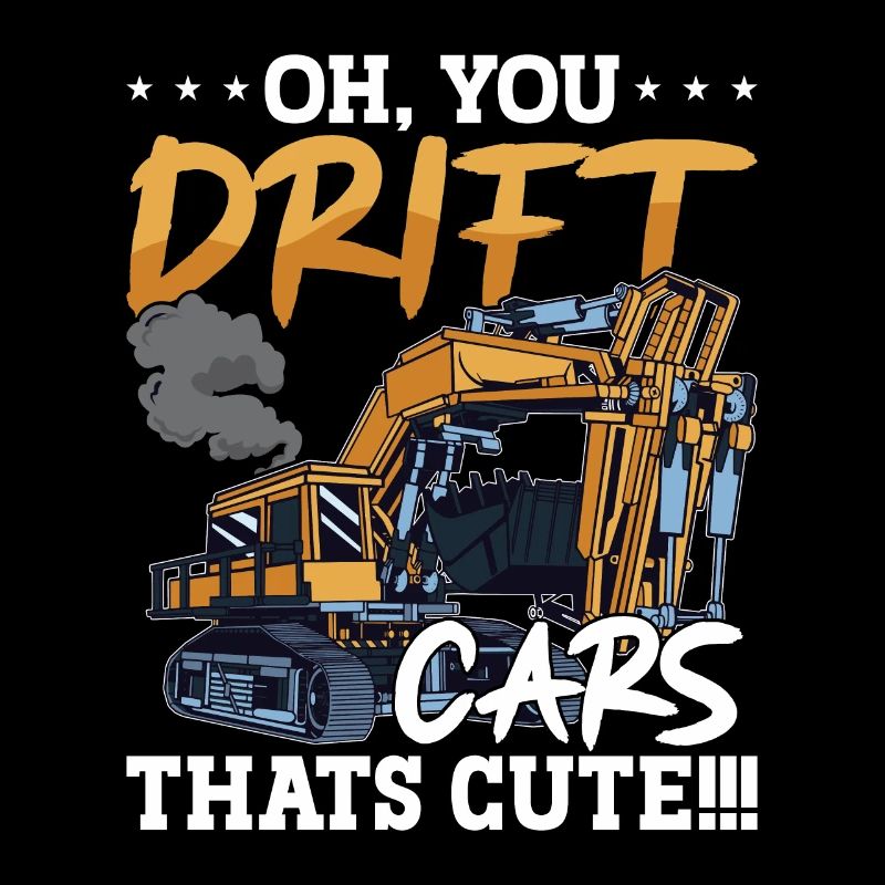 Baggern Baggerfahrer Arbeiter Bagger Bau Geschenk