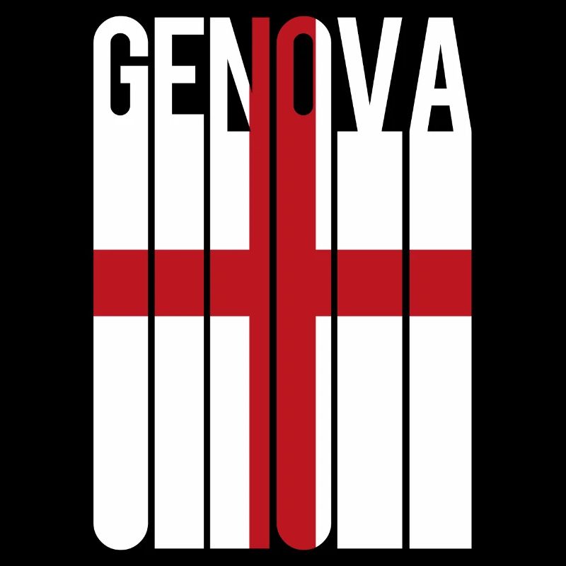 drapeau de Gênes Gênes Genes Génova