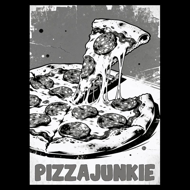 Graphique de tranche de Pizza Junkie