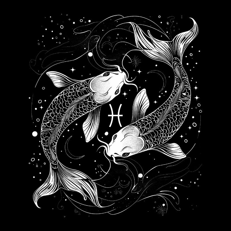 Symbole du zodiaque Poissons Astrologie