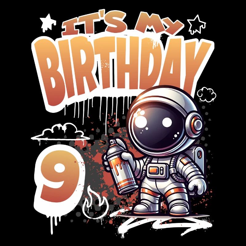Graffiti Astronaut 9th Birthday