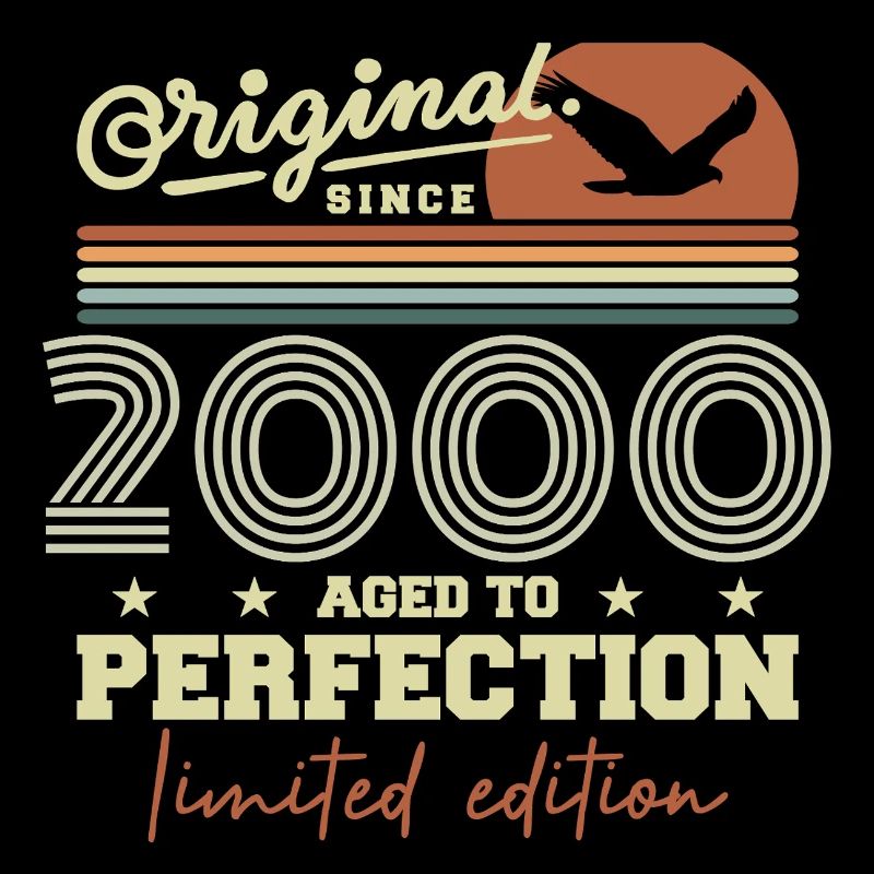 Original 2000 Geburtstagsgeschenk 2000 Retro 2000