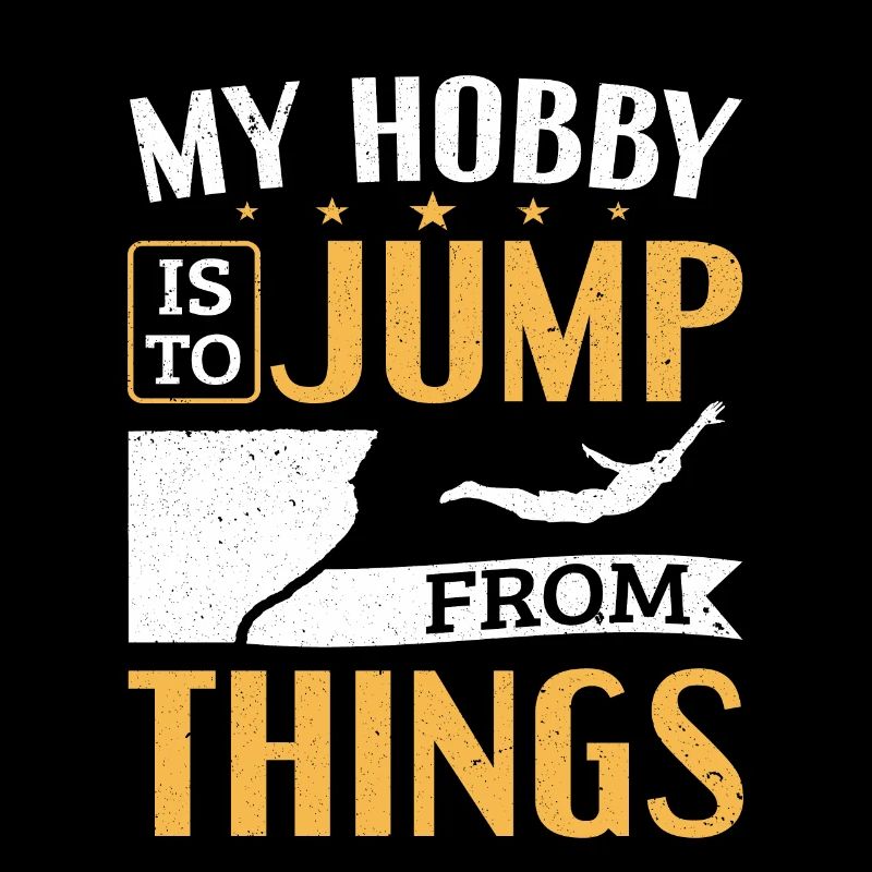Mon passe-temps est de sauter des choses Cliff Jumping