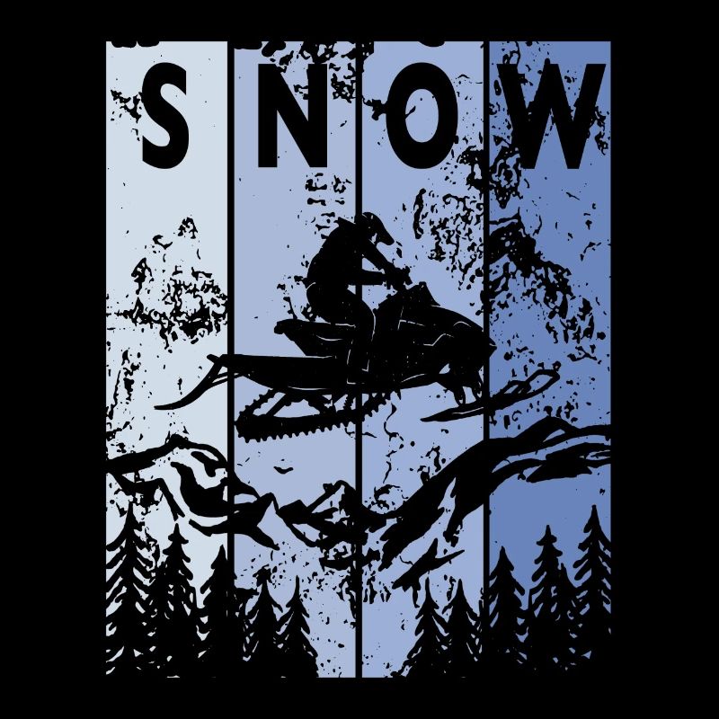 Motor Slede Snowmobiling Winter Sport Snowmobiler