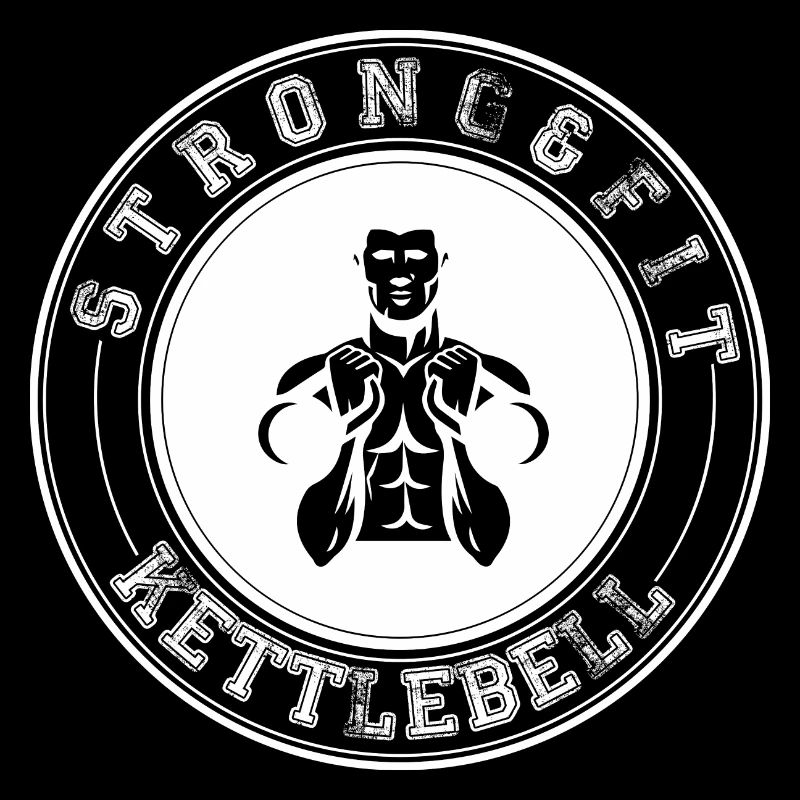Kettlebell, hommes, blanc