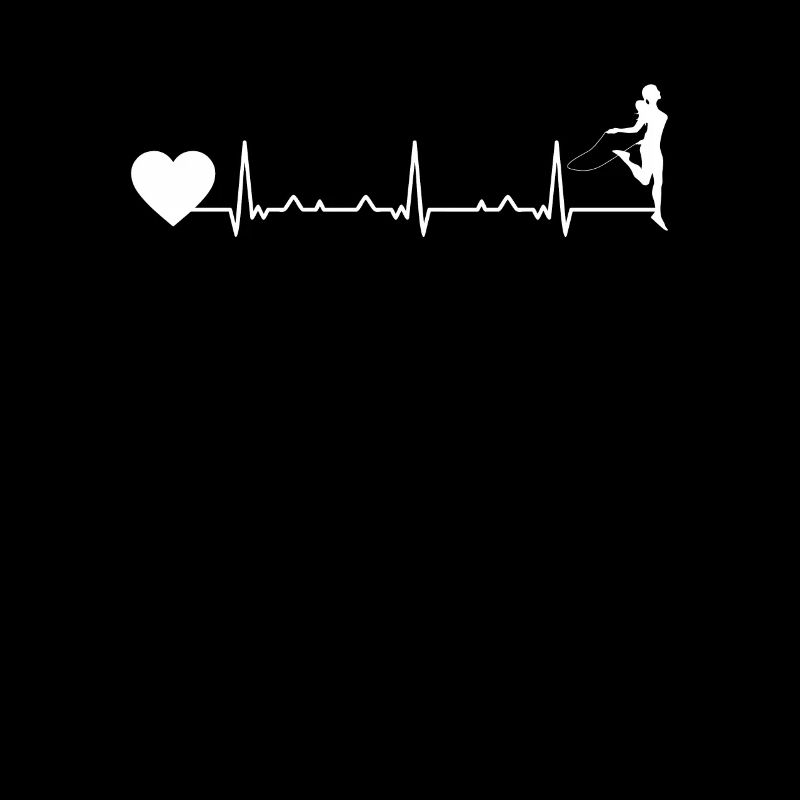 Herzschlag Herzlinie Herzfrequenz Seilspringen