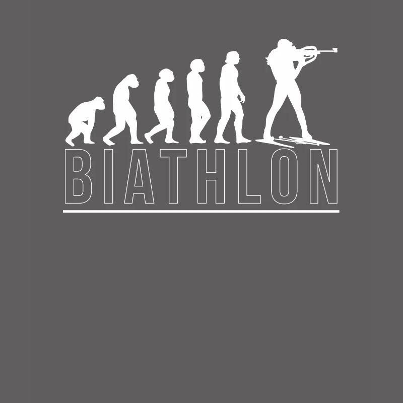 Evolution Biathlon Geschenk Langläufer
