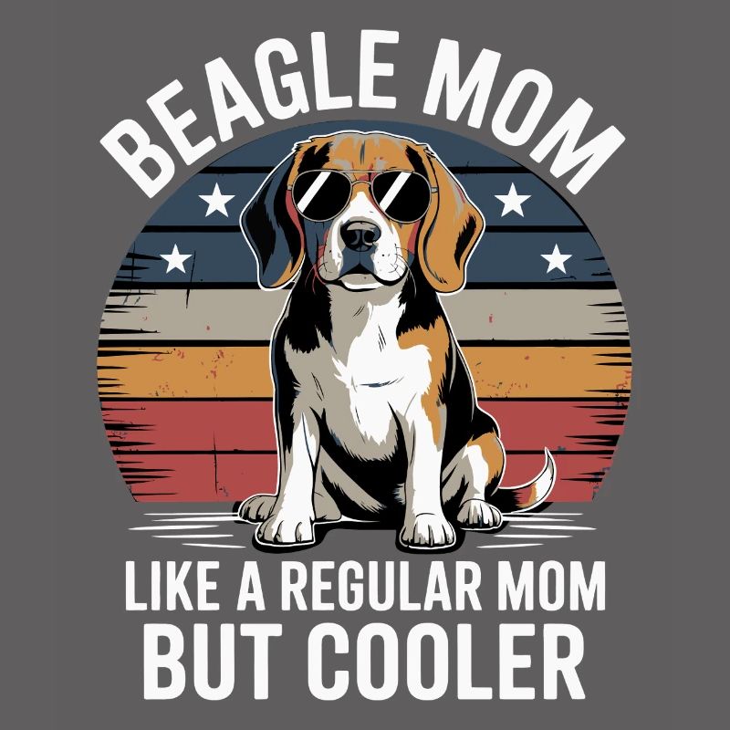 Beagle-Mutter Wie Eine Normale Mutter, Aber Cooler