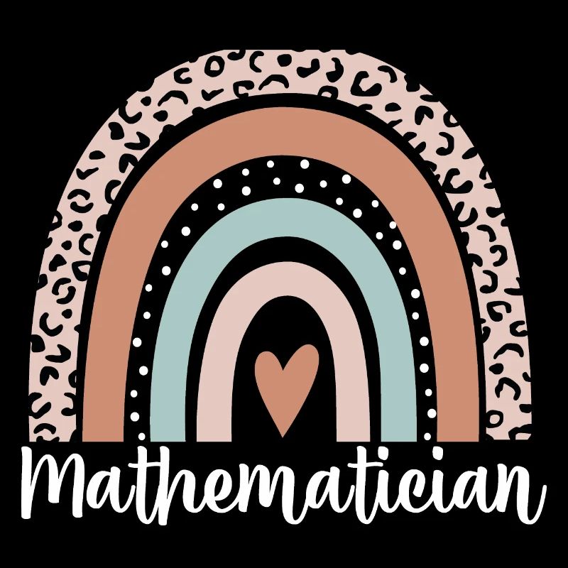 Mathematician Rainbow Leopard Funny Mathematician