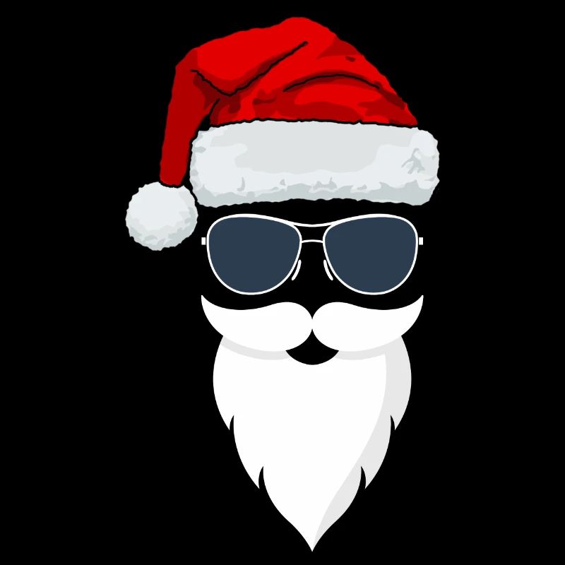 Cooler Weihnachtsmann mit Sonnenbrille Geschenk
