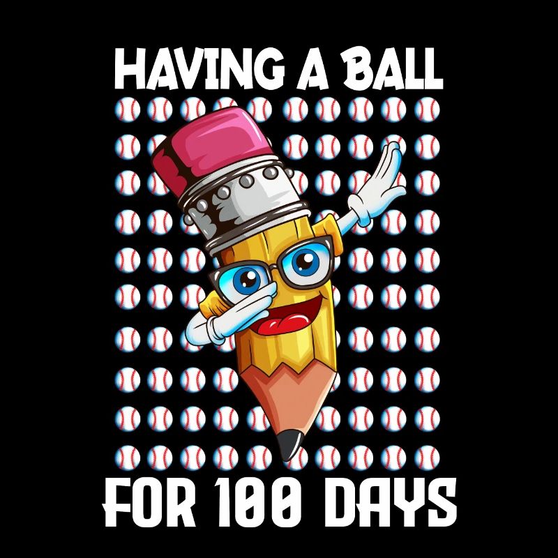 Having A Ball for 100 Days Stift Dab Kindergarten