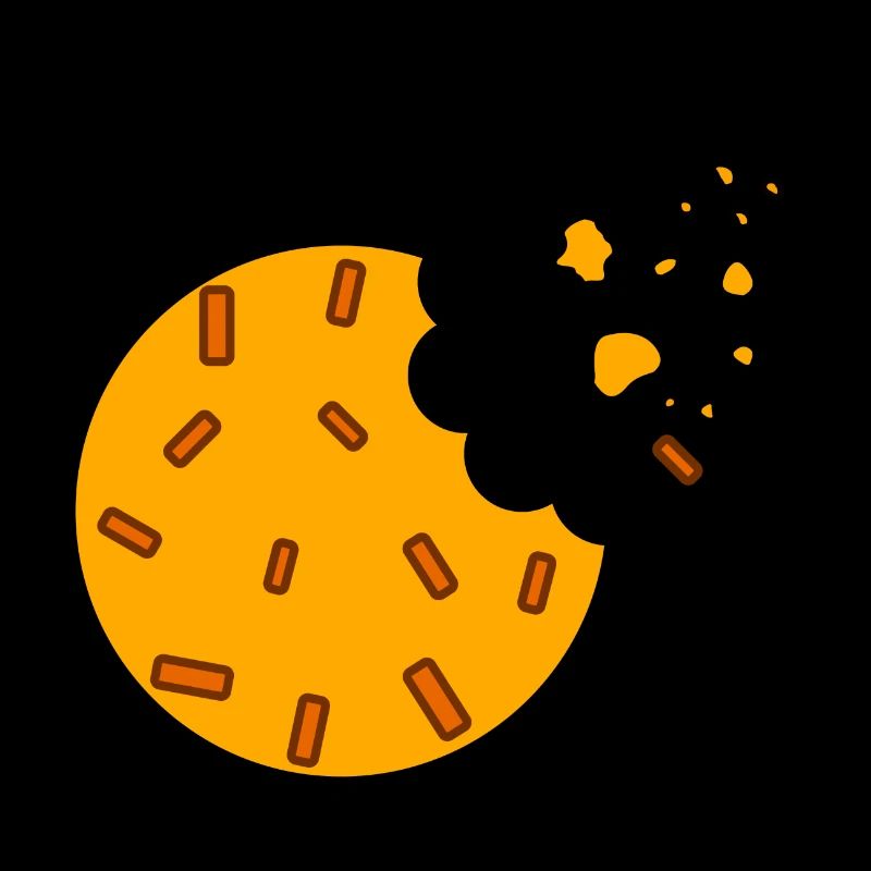 biscuit bitten biscuit with crumbs - cookie