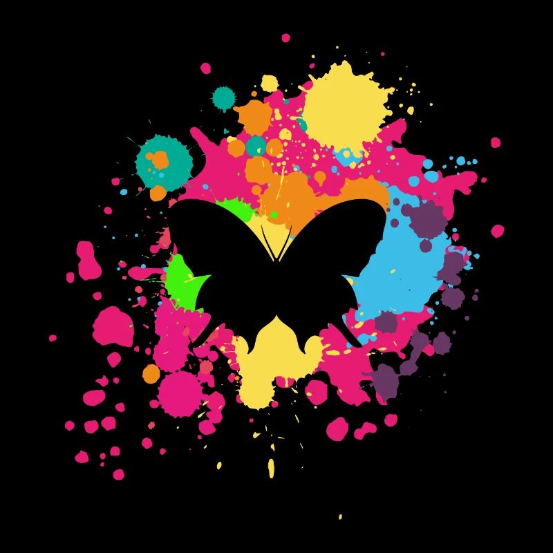 Schmetteling éclabousse de couleur