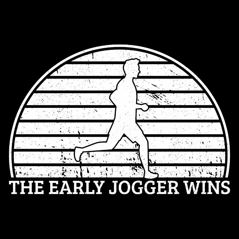 Marathon Runner Early Jogger Wins Running