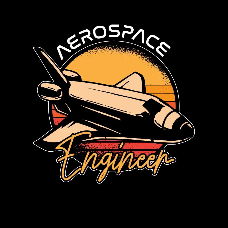 Aerospace Engineer Rocket Science Retro Space